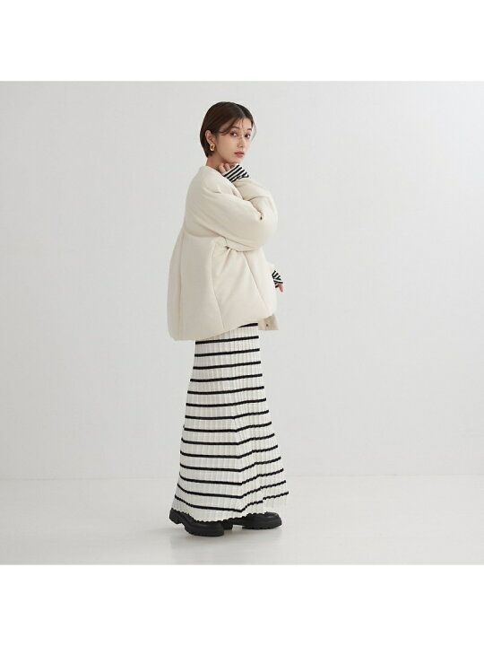 楽天市場】【SALE／20%OFF】マフラー付きグログランダウン Rouge vif 