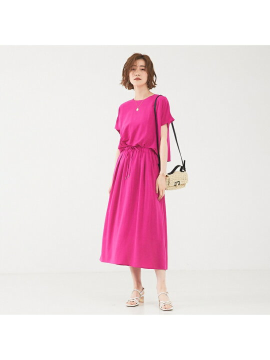 楽天市場】【SALE／50%OFF】レーヨンリネンワンピース abahouse mavie 