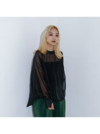 【SALE／49%OFF】【セットアップ着用可】シアー ドルマンスリーブ プルオーバー NOMINE ノミネ トップス シャツ・ブラウス ブラウン ブラック ピンク グレー【RBA_E】[Rakuten Fashion]