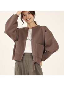 【SALE／21%OFF】ラメプレーティングブルゾン abahouse mavie アバハウス マヴィ ジャケット・アウター ブルゾン・ジャンパー グレー ピンク【RBA_E】【送料無料】[Rakuten Fashion]