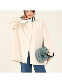 【SALE／54%OFF】シルキーダンボールハーフコート abahouse mavie アバハウス マヴィ ジャケット・アウター その他のジャケット・アウター ホワイト ブラック グレー【RBA_E】【送料無料】[Rakuten Fashion]