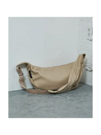 【SPRUCE】エコレザー ショルダーバッグ NOMINE ノミネ バッグ ショルダーバッグ ベージュ ブラック【送料無料】[Rakuten Fashion]