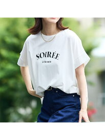 【SALE／10%OFF】ワイドロゴT abahouse mavie アバハウス マヴィ トップス カットソー・Tシャツ ホワイト グリーン グレー ネイビー【RBA_E】[Rakuten Fashion]