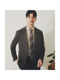 【セットアップ対応/FLEX JACKET】ムリネ ジャージ ジャケット ABAHOUSE LASTWORD アバハウス ジャケット・アウター テーラードジャケット・ブレザー ブラウン グレー ネイビー【送料無料】[Rakuten Fashion]