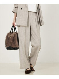 【SALE／20%OFF】【セットアップ対応】TRストレッチタックセミワイドパンツ abahouse mavie アバハウス マヴィ パンツ その他のパンツ ブラック ベージュ【RBA_E】【送料無料】[Rakuten Fashion]