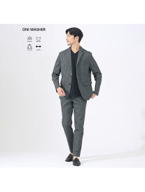 【SALE／26%OFF】【上下2点セット / 軽量 / ハイパーストレッチ】ワッシャー プリント ジャケ ABAHOUSE LASTWORD アバハウス スーツ・フォーマル セットアップスーツ グレー ブラック ネイビー【RBA_E】【送料無料】[Rakuten Fashion]