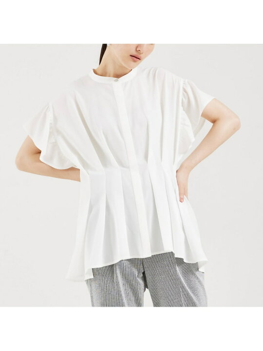 楽天市場】【SALE／50%OFF】ウェストタックブラウス qualite カリテ 