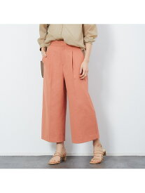 【SALE／40%OFF】シェルタリングクロップドパンツ Rouge vif la cle ルージュ・ヴィフ ラクレ パンツ その他のパンツ ブルー オレンジ ベージュ ホワイト【RBA_E】【送料無料】[Rakuten Fashion]