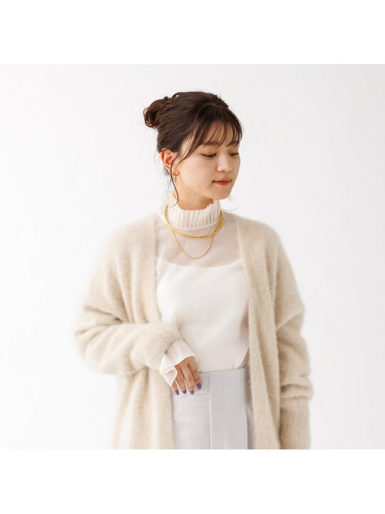 楽天市場】プリーツネックシアーブラウス Rouge vif la cle ルージュ 