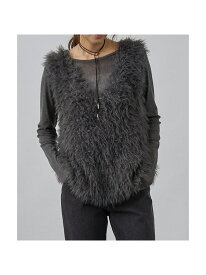 【SALE／25%OFF】フェザーチュールヤーンニットベスト abahouse mavie アバハウス マヴィ トップス その他のトップス グレー【RBA_E】【送料無料】[Rakuten Fashion]