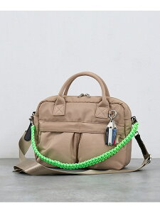 �ycheek�zw pocket 3way boston �J���[�R�[�h�n���h�� 3 NOMINE �m�~�l �o�b�O �{�X�g���o�b�O �u���b�N �x�[�W�� �J�[�L�O���[���y���������z[Rakuten Fashion]
