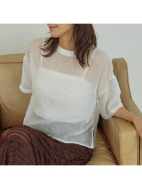 【SALE／20%OFF】シアーTシャツ abahouse mavie アバハウス マヴィ トップス カットソー・Tシャツ ピンク ホワイト ブラック ブラウン ネイビー グリーン【RBA_E】【送料無料】[Rakuten Fashion]