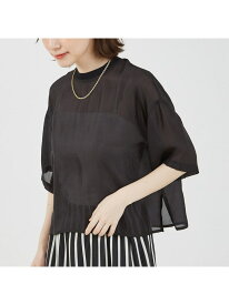 【SALE／20%OFF】シアーTシャツ abahouse mavie アバハウス マヴィ トップス カットソー・Tシャツ ピンク ホワイト ブラック ブラウン ネイビー グリーン【RBA_E】【送料無料】[Rakuten Fashion]