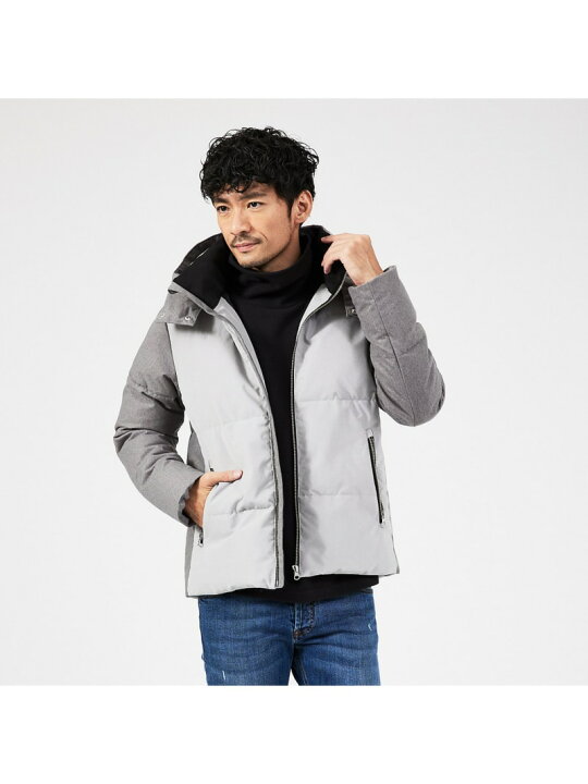 楽天市場】【SALE／50%OFF】【SORONA】異素材コンビ 中綿フード 