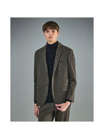 【セットアップ対応】WOOL*COTTON ムリネ ジャージー ジャケット / ABAHOUSE LASTWORD アバハウス ジャケット・アウター テーラードジャケット・ブレザー グレー ネイビー ブラウン【送料無料】[Rakuten Fashion]