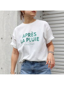 【一部店舗限定】フロントロゴTシャツ Rouge vif la cle ルージュ・ヴィフ ラクレ トップス カットソー・Tシャツ ホワイト【送料無料】[Rakuten Fashion]