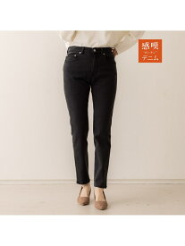 【SALE／16%OFF】【感嘆】スリムテーパードデニム abahouse mavie アバハウス マヴィ パンツ ジーンズ・デニムパンツ ブラック ネイビー ブルー【RBA_E】【送料無料】[Rakuten Fashion]