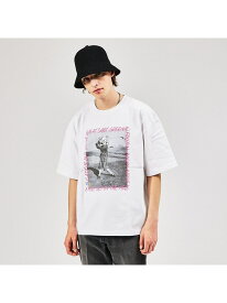 【WEB限定】GOLF PUNK グラフィックTEEシリーズ/ユニセックス ABAHOUSE LASTWORD アバハウス トップス カットソー・Tシャツ ホワイト ブラック【送料無料】[Rakuten Fashion]