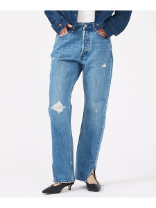 �y157*WOADBLUE�zSlit Straight / �X���b�g �X�g���[�g Rouge vif la cle ���[�W���E���B�t ���N�� �p���c �W�[���Y�E�f�j���p���c �u���[�y���������z[Rakuten Fashion]
