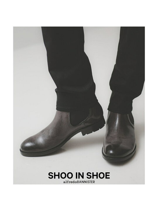 楽天市場】【SHOO IN SHOE】カーフレザー チェルシーブーツ 