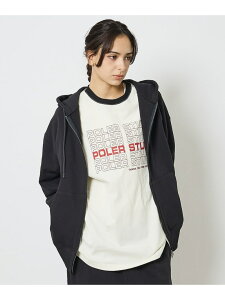 �yDISCUS ATHLETIC / �f�B�X�J�X�zFull Zip PK / �� ABAHOUSE LASTWORD �A�o�n�E�X �g�b�v�X �p�[�J�[�E�t�[�f�B�[ �u���b�N �O���[ �z���C�g�y���������z[Rakuten Fashion]