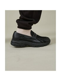BLACK LOAFER SNEAKERS / ブラック ローファースニーカー/ ABAHOUSE LASTWORD アバハウス シューズ・靴 スニーカー ブラック【送料無料】[Rakuten Fashion]