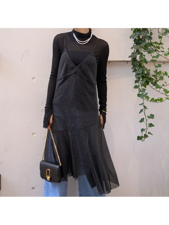 楽天市場】【SALE／45%OFF】シアーラメチュールキャミワンピース Rouge  