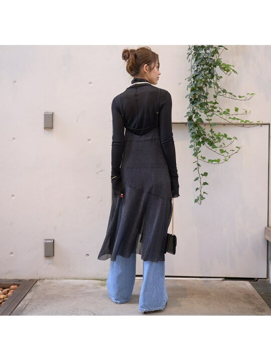 楽天市場】【SALE／45%OFF】シアーラメチュールキャミワンピース Rouge  