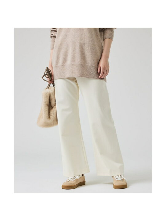 楽天市場】【SALE／30%OFF】2WAYバックピーチセミフレアパンツ qualite  