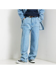 �ySALE�^20%OFF�z�yUNIVERSAL OVERALL/���j�o�[�T���I�[�o�[�I�[�� �zWNEE D ABAHOUSE LASTWORD �A�o�n�E�X �p���c �W�[���Y�E�f�j���p���c �u���b�N �u���[�yRBA_E�z�y���������z[Rakuten Fashion]