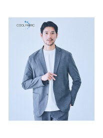 【SALE／42%OFF】【セットアップ対応/接触冷感】ハイブリット リラックス ジャケット ABAHOUSE LASTWORD アバハウス ジャケット・アウター テーラードジャケット・ブレザー ブラック ネイビー グレー ブラウン【RBA_E】【送料無料】[Rakuten Fashion]
