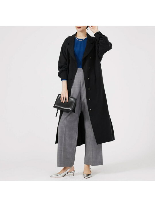 楽天市場】【SALE／50%OFF】フロントダブルベルテッドコート qualite 