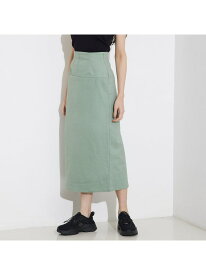【SALE／49%OFF】【展開店舗限定】コットンペンシルスカート NOMINE ノミネ スカート ロング・マキシスカート グリーン ベージュ オレンジ【RBA_E】【送料無料】[Rakuten Fashion]