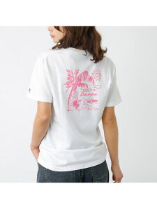 �yPARROTT CANVAS/�p���b�g�L�����o�X�z�O���t�B�b�NT�V���c �f���� Rouge vif la cle ���[�W���E���B�t ���N�� �g�b�v�X �J�b�g�\�[�ET�V���c �u���[ �z���C�g�y���������z[Rakuten Fashion]