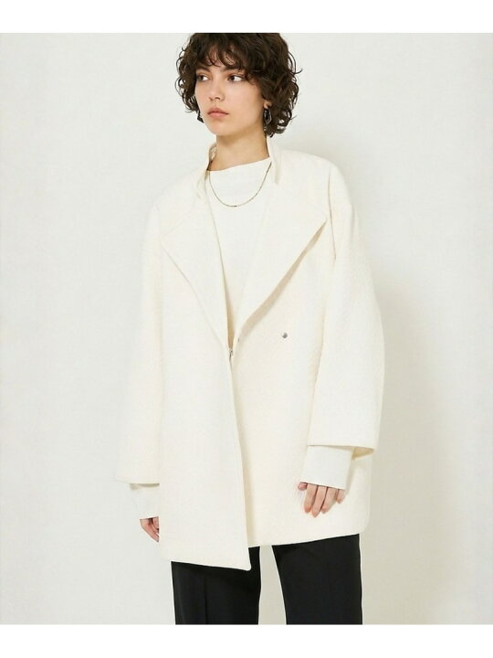 楽天市場】【SALE／40%OFF】ヘリンボンジャガードコート qualite 