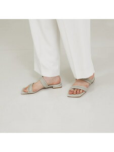�ySALE�^30%OFF�z�yHENRI EN VARGO�zIRIS �t���b�g�T���_�� qualite �J���e �V���[�Y�E�C �T���_�� �O���[ �O���[���yRBA_E�z�y���������z[Rakuten Fashion]