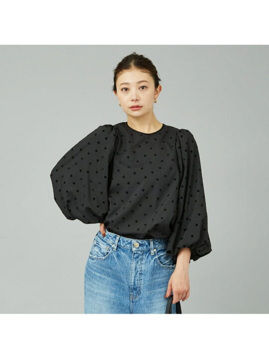 楽天市場】【SALE／30%OFF】ハートフロッキーブラウス Rouge vif la 