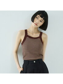 【SALE／16%OFF】カップインアメスリニットタンク NOMINE ノミネ トップス キャミソール グリーン レッド ブラック ホワイト【RBA_E】【送料無料】[Rakuten Fashion]