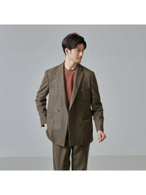 【SALE／40%OFF】【セットアップ対応】カシミヤ ブレンド ダブルジャケット ABAHOUSE LASTWORD アバハウス ジャケット・アウター その他のジャケット・アウター ブラウン グレー【RBA_E】【送料無料】[Rakuten Fashion]