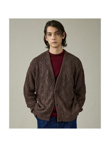 �yPENDLETON/�y���h���g���zLace Stitch Cardigan/�J ABAHOUSE LASTWORD �A�o�n�E�X �g�b�v�X �J�[�f�B�K�� �u���E�� �O���[�y���������z[Rakuten Fashion]