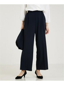 【エニデイカセット】タックストレートパンツ abahouse mavie アバハウス マヴィ パンツ その他のパンツ ホワイト ブラック グレー【送料無料】[Rakuten Fashion]