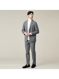 【SALE／20%OFF】【上下2点SET/WEB限定】ヘリンボーン ジャガード ニットセットアップ / ABAHOUSE LASTWORD アバハウス スーツ・フォーマル セットアップスーツ ブルー グレー【RBA_E】【送料無料】[Rakuten Fashion]