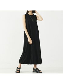 【大人のいちまんワンピ】ナイロンストレッチバルーンワンピ abahouse mavie アバハウス マヴィ ワンピース・ドレス シャツワンピース ブラック ベージュ グレー【送料無料】[Rakuten Fashion]