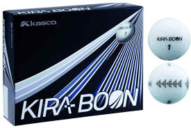 キャスコ(Kasco) ゴルフボール KIRABOON ゴルフボール 三角ターゲットマーク 1ダース 12個入り KIRABOON 三角 WH ホワイト