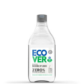 ECOVER(エコベール) ゼロ 食器用洗剤 ボトル 本体 450ml (無香料・無着色) ecover キッチン 台所洗剤 油汚れ まとめ買い