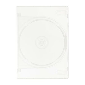 コムコム COMCOM 【トレータイプ】 Mロック DVDトールケース 2枚収納 【2個セット】【ケース色:透明】
