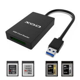 Cateck XQD カードリーダー XQDアダプター ソニー (SONY)M/Gメモリーカード Lexar USBマークカードに対応 USB3.0 高速転送 5Gbps xqdカードリーダー Windows 10/8 / 8.1 / 7 / Vista/XPおよびMac OS X、LinuxおよびChrome