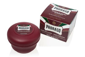 PRORASO (ポロラーソ) PRORASO(ポロラーソ) シェービングソープ ノーリッシュ 髭剃り メンズ シェービングフォーム 敏感肌 サンダルウッド イタリア製 150ml 150ミリリットル (x 1)