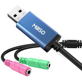 MillSO USB オーディオ 変換アダプタ 外付け サウンドカード
