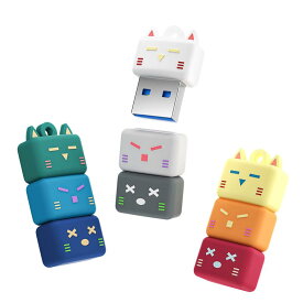 【 令和新型 】usbメモリ かわいい USB 2.0 カラフル おもしろい叠叠猫の形状 耐衝撃 耐熱 防水 防塵